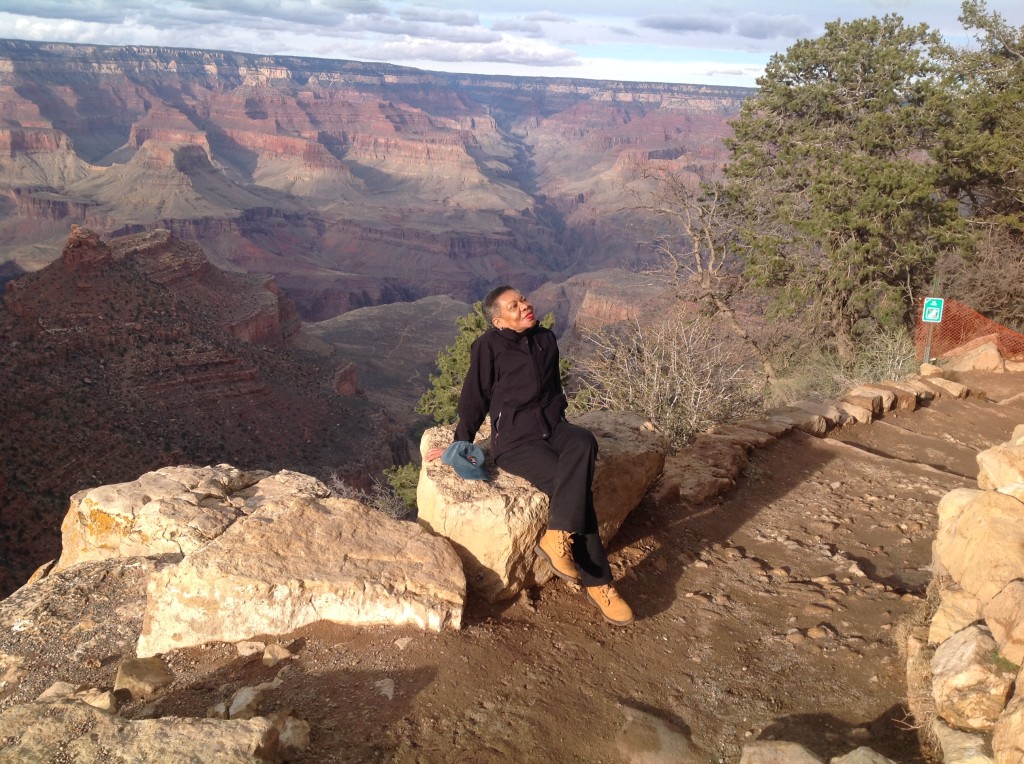 Audrey Peterman in Grand Canyon
